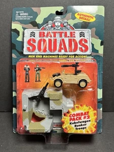 1997 Galoob Battle Squads Combat Pack #2 Kubelwagen and Bunker Troops - Bild 1 von 2