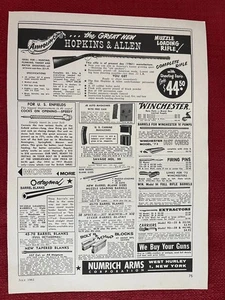 Vintage 1961 Print Ad Numrich Arms Hopkins & Allen Muzzleloading Rifle Ad - Picture 1 of 3