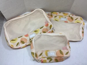 Calpak 3-Piece Packing Cubes Set Citrus Yellow Orange Pink NWOT - Picture 1 of 18