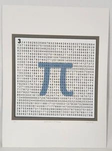 Irrational to 1,024 places 18" x 24" matted image by Rob Power - Picture 1 of 2