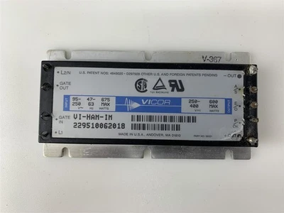 Vicor AC-DC Power Module 85-264VAC 260-365VDC 600W VI-HAM-IM - Image 1 of 3