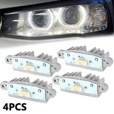 4X Farol de LED DRL Módulo Olho de Anjo Lastro Para BMW X3 F25 2009-17 F26 2013-18 - Imagem 1 de 4