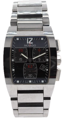 Reloj pulsera Movado 89 H1 1453 Fiero de cuarzo cronógrafo para hombre carburo de tungsteno Foto 1 de 4