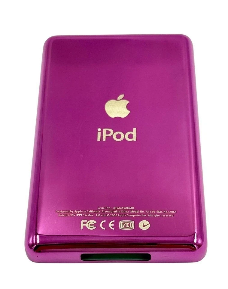 RESALEFIRM Pink Back Plate Apple iPod Classic 6th 7th Housing Rear Thin Cover Blank Rear