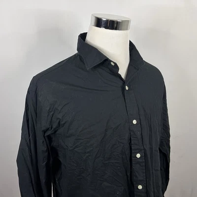 Camisa Polo Ralph Lauren XL Calce Clásico 100% Algodón Elastizada Negra Etiqueta Reciente Foto 1 de 4