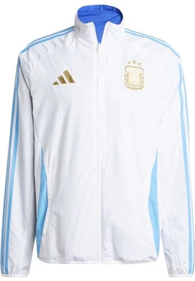 Adidas Argentina Himno Chaqueta Reversible Hombre’s S Azul Blanco Fútbol 24/25 Nueva Foto 1 de 4