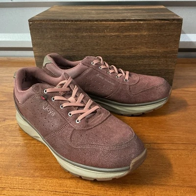 Joya Women Mauve Dynamo Classic Suede Recovery Walking Comfort Shoe Size 10.5 - Image 1 of 4