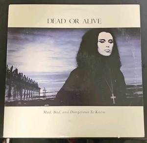 Dead Or Alive - Mad Bad And Dangerous To Know Vinyl LP EX Epic AL 40572 VTG  - Picture 1 of 6