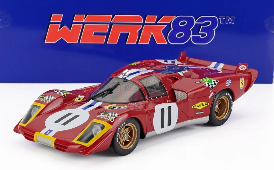 1/18 WERK83 - FERRARI - 512S 5.0L V12 LONG TAIL TEAM N.A.R.T.H. NORTH W18053002 - Immagine 1 di 1