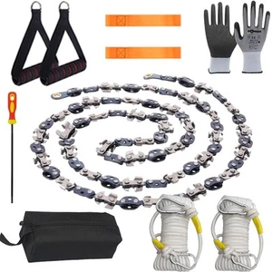 Rope Saw for Tree Cutting – Dual-Sided Manganese Steel Chain for High Limb Tr... - Picture 1 of 7