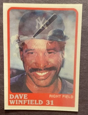 1988 Sportflics #7 Dave Winfield New York Yankees - Image 1 of 2