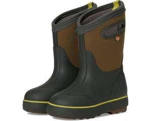 Bogs Kids Classic II Solid Kinderschuhe (dunkelgrün) Größe Kids 3 - Bild 1 von 12