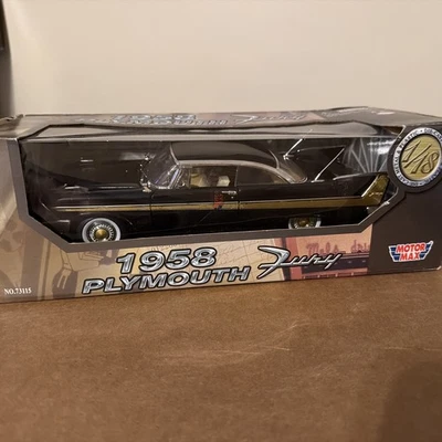 1957 CHEVROLET BEL AIR HARD TOP BLACK 1/18 DIECAST MODEL CAR BY MOTORMAX 73100TC - Image 1 of 4