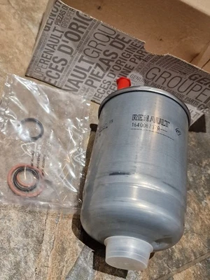 GENUINE NEW RENAULT MEGANE SCENIC 2011- 1.6 DCI DIESEL FUEL FILTER 164008737R - Image 1 of 3