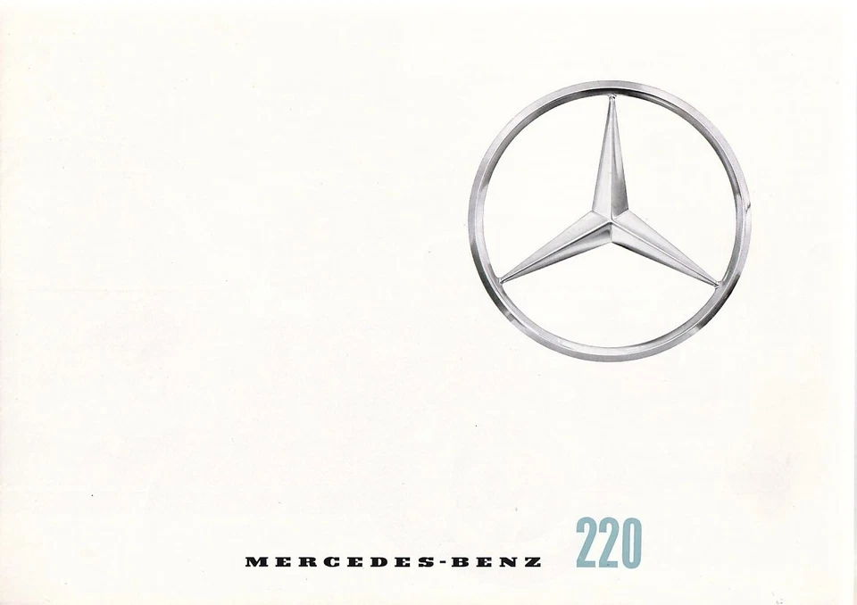 CATALOGUE MERCEDES TYPE  220 7/62 FRANCE - Photo 1/1