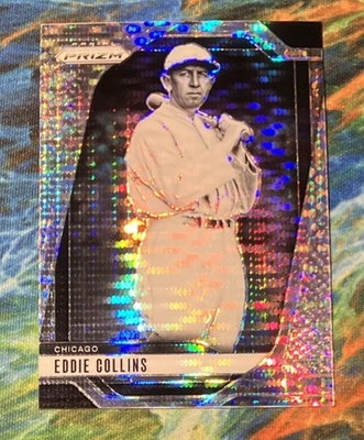 Béisbol Panini Prizm 2025 Eddie Collins #93 Pulsar paralelo/499 White Sox Foto 1 de 3
