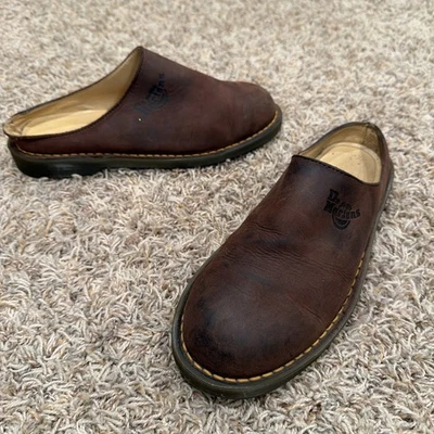 DR. MARTENS Vintage Leather Mules Made In England Women’s Sz 8.5 US - 7 UK - Image 1 of 4