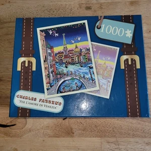 Charles Fazzino 1000 pc Jigsaw Puzzle #1462 19" x 27" - Picture 1 of 3