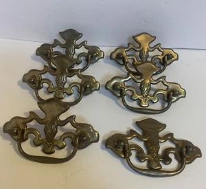 Antique Drawer Handle Pulls Vintage - Picture 1 of 2