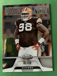 2011 Certificato Phil Taylor RC #233 Nuova Generazione Rookie /#'d 999 Browns NFL - Foto 1 di 2