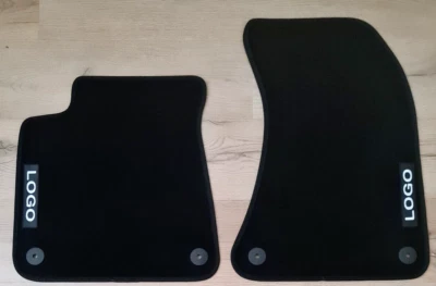 Front Two Car floor mats velour for Audi A6 C6 2004-2009 Waterproof Carpet Liner - Image 1 of 4