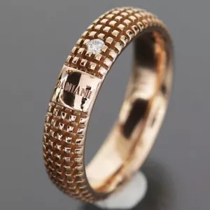 DAMIANI Metropolitan Dream Diamond Ring US3.5 K18PG 3g Newly Polished 6179A - Picture 1 of 5