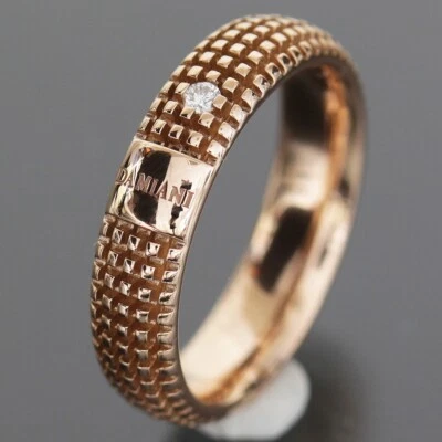 Anillo DAMIANI Metropolitan Dream Diamantes US3.5 K18PG 3g Recién Pulido 6179A Foto 1 de 4