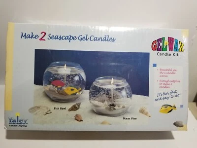 Vintage Yaley Gel Wax Candle Kit, Make 2 Seascape Candles Kit. Kids, Toys, Y1. - Image 1 of 4