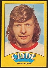A&BC SCOTTISH FOOTBALL 1974 (GREEN) - 027 JIM BURNS - CLYDE
