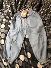 Frugi Hermione Harem Denim Look Bottoms 3-4 Years New With Tags