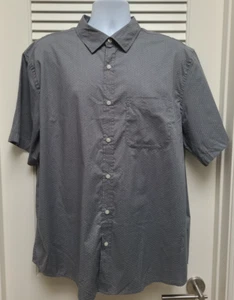 Old Navy Men’s Size XXL Regular Fit Everyday Short-Sleeve Pocket Shirt Grey NWT - Picture 1 of 7