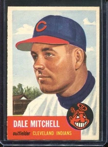 1953 Topps Baseball # 26 Dale Mitchell NM+ Near Mint Plus - Picture 1 of 2