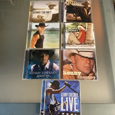 LOT OF 7 CDs Kenny Chesney Just Who I Am Be As You Are When The Sun Goes Down Foto 1 de 4