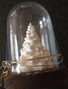 NEW Aromatique Tree Under Glass AromaStone Sculpture Xmas Factory Sealed - Picture 1 of 4