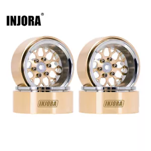 INJORA ModuWheel 1,3 Messing & Aluminium Beadlock Räder für 1/18 1/24 RC Upgrade - Bild 1 von 12