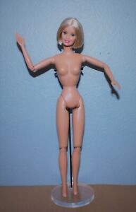 Barbie AVIATOR Military AAFES Special Ed. NUDE DOLL Articulated TNT Waist 2001  