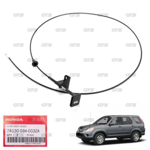 Fits Honda CR-V CRV 2002 - 06 Black Front Bonnet Wire Hood Release Cable - Picture 1 of 10
