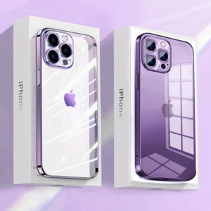 Hülle Plating Bumper für iPhone 17 16 15 14 13 12 11 Pro Max XR XS 8 Mini Schutz - Bild 1 von 20