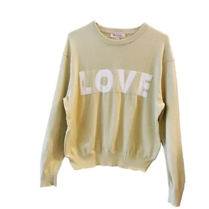 Philosophy Long Sleeve Light Green Viscose Blend Love Sweater Size Medium New - Picture 1 of 8