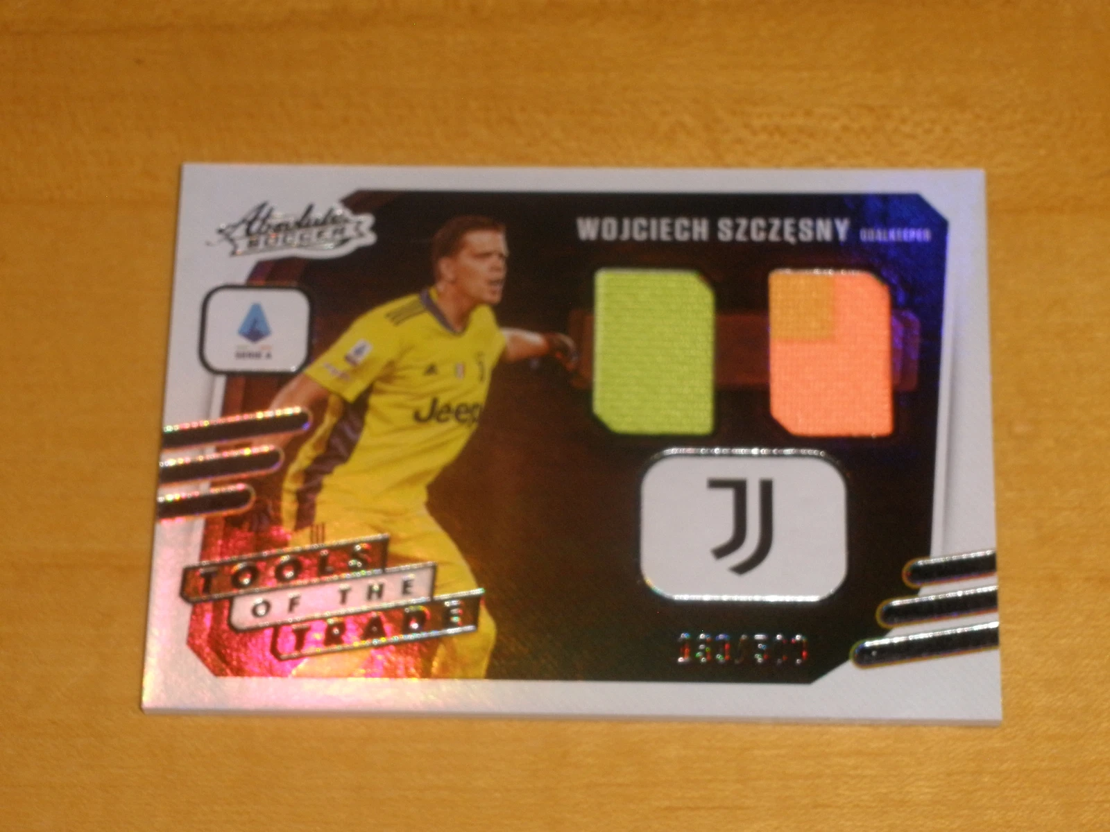 2020-21 Panini Chronicles Absolute TOTT Dual Jersey Wojciech Szczesny 139/500