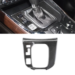 3Pcs For Mazda CX-9 2016-20 Carbon Fiber Center Console Gear Shift Panel Cover - Picture 1 of 8