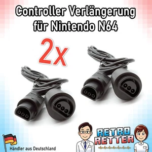 2x Mando Extensión para N64 - Cable 1,8m Nintendo 64 Cable Extensión - Imagen 1 de 3