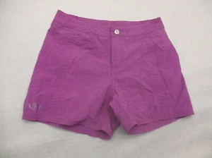 Columbia Size 8 Girls Purple 100% Nylon Zip Fly Breathable Outdoor Shorts 573 - Picture 1 of 5