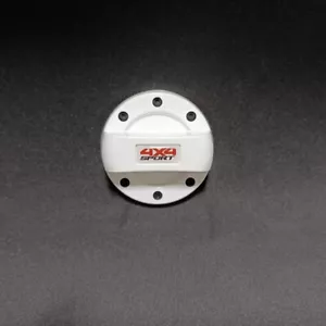 WHITE 4X4 SPORT FUEL PETROL GAS CAP HANDLE for TOYOTA C-HR RAV4 Kluger HILUX FJ - Picture 1 of 6