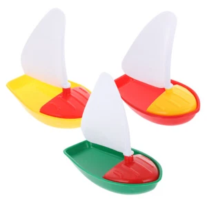 3PCS Kids Sailing Toys Childrens Water Sailboat Toys Boat Toy for Bath - Picture 1 of 12