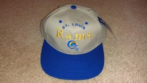 St. Louis Rams Drew Pearson Companies Vintage Retro Logo Snapback Hat *NWT!* - Picture 1 of 3