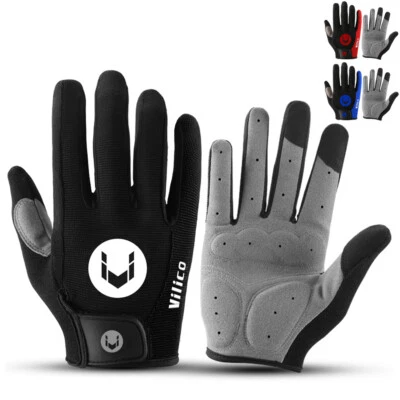 Anti-Slip Cycling Gloves Men Women Touchscreen Breathable Mountain Bike Gloves - Image 1 of 4