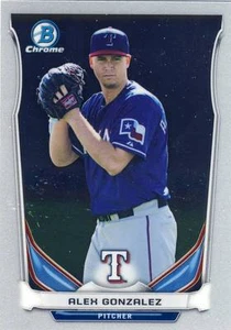 (55) 2014 Bowman Draft Alex Gonzalez Rookie LOT ALL CHROME Rangers CTP49 - Bild 1 von 1