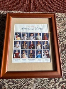 VTG Classic American Dolls 1996 USPS 32 Cent Stamp Sheet Unused 15 in frame - Picture 1 of 5