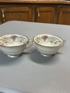 LAMBERTON DOROTHEA  PORCELAIN CHINA  2 CUPS *damaged* - Picture 1 of 6